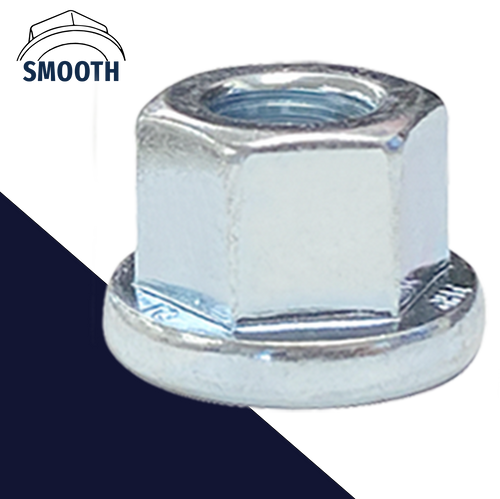 Tall Collar Nut Flange Class 10 Steel DIN 6331