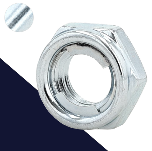 Thin Fuji Nut Class 4 Steel Zinc DIN 980