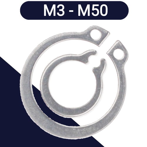 M3 - M50  EXTERNAL Retaining Ring,1.4122 Stainless,For Shafts / DIN 471