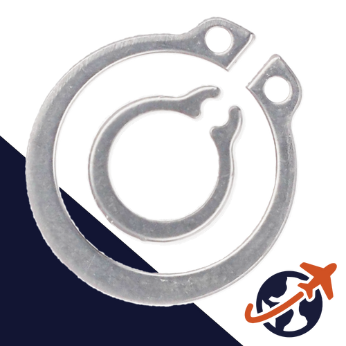EXTERNAL Retaining Ring,1.4532 Stainless,For Shafts / DIN 471