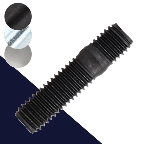 M10X1.25 Double End Stud Class 10.9 Hardened