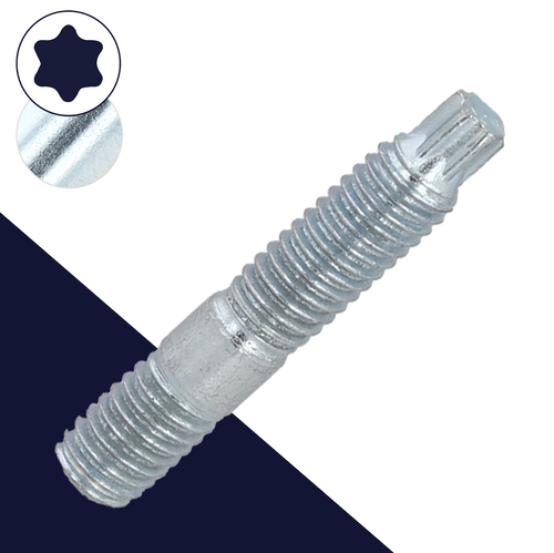 M6 Torx Drive Stud,Class 10.9 Steel,Special Double End
