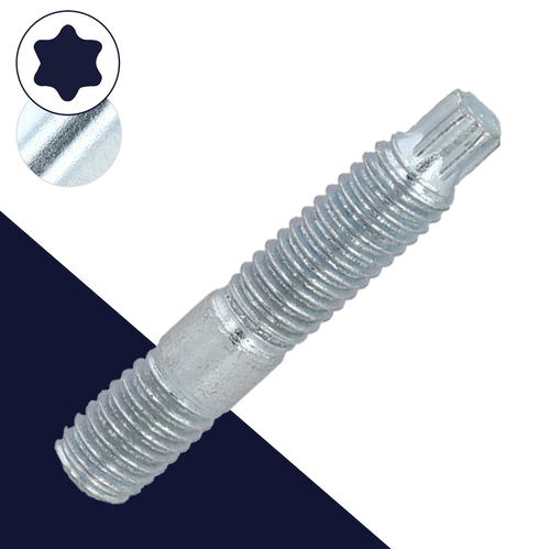 M6 Torx Drive Stud,Class 10.9 Steel,Special Double End