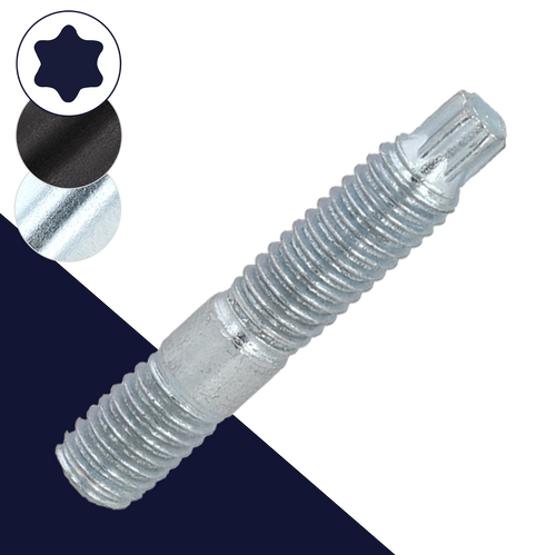 M7 Torx Drive Stud,Class 10.9 Steel,Special Double End