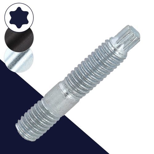 M7 Torx Drive Stud,Class 10.9 Steel,Special Double End