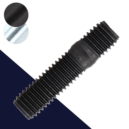 M8 Double End Stud Class 10.9 Hardened Steel