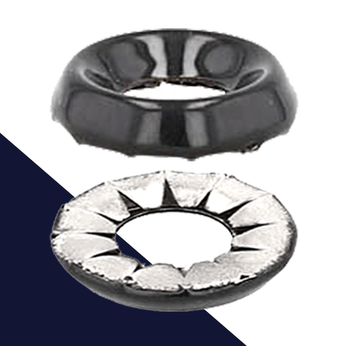 Escutcheon Trim Washer,Reinforced Cup Form,Plated Brass