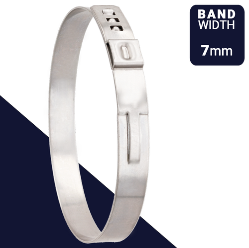 7mm Band Oetiker 167 Clamp,Stepless Ear Clamp,Stainless Steel