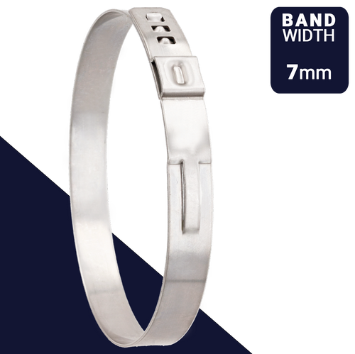 7mm Band Oetiker 167 Clamp,Stepless Ear Clamp,Stainless Steel