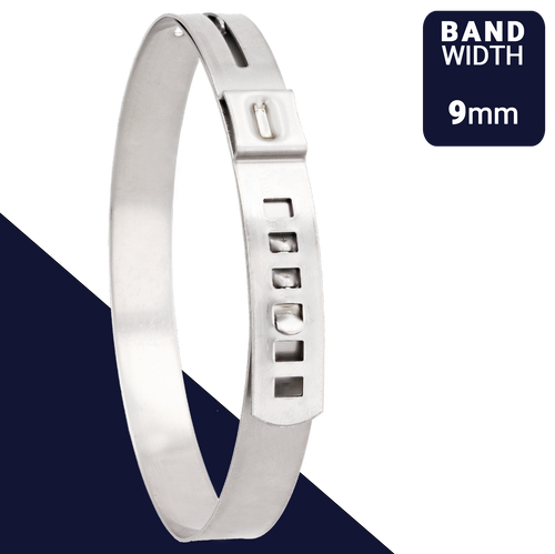 Clamp 9mm Band Adjustable Ear Oetiker 163, Stainless