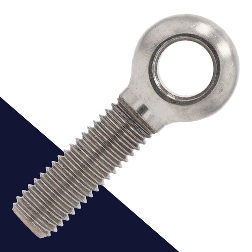 M10X1.5 Elongated Eye Bolt DIN 580 Cast Stainless