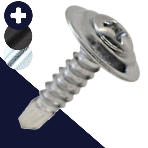 M4.2X19 - Loose Washer Screw Phillips Washer