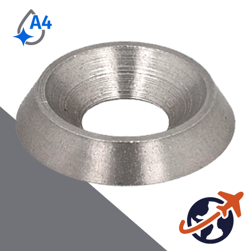 Solid Finish Washer,NFE 27-619,A4 Stainless Steel