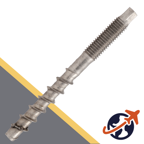 M10 Concrete Dowel Screw,Multi-Thread,Stainless Steel