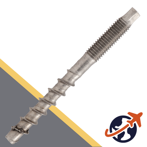 M10 Concrete Dowel Screw,Multi-Thread,Stainless Steel