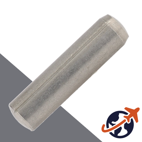M4 Grooved Pins FULL Length Parallel - 303 Stainless DIN 1473