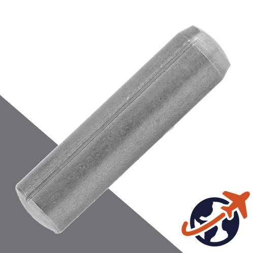 M1.5 Grooved Pin FULL Length Parallel,Steel Plain,DIN 1473