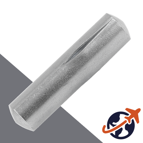 M1.5 Grooved Pin PARTIAL Length Reverse,Steel Plain,DIN 1474