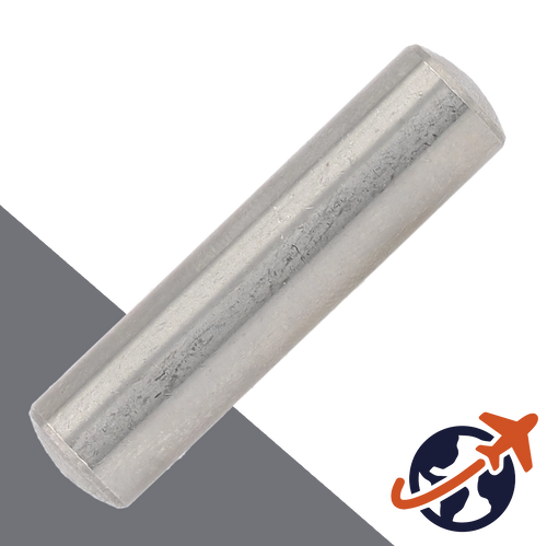 M0.8 Parallel Dowel Pin,A1 / AISI 303 Stainless,DIN 7, Tolerance m6