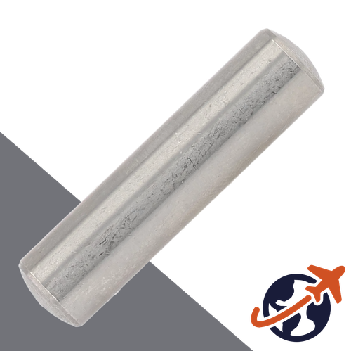 M0.8 Parallel Dowel Pin,A1 / AISI 303 Stainless,DIN 7, Tolerance m6