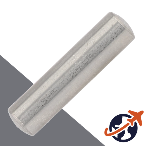 M0.8 Parallel Dowel Pin,A1 / AISI 303 Stainless,DIN 7, Tolerance m6