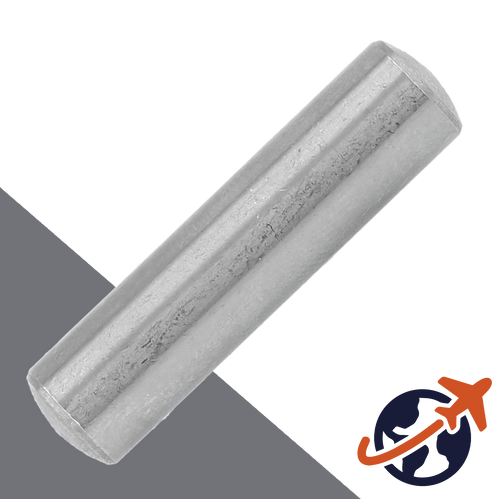 M1.5 Parallel Dowel Pin, Tolerance m6,Steel,DIN 7