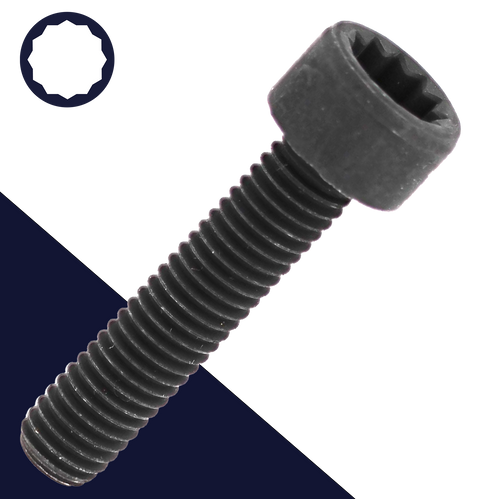 M10X40 Internal 12-Point,Specialty Socket Cap,Class 10.9 Steel