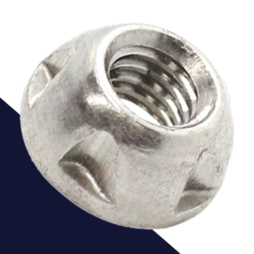Kinmar Reusable Nut,M5-M8, Stainless Steel,Security Applications