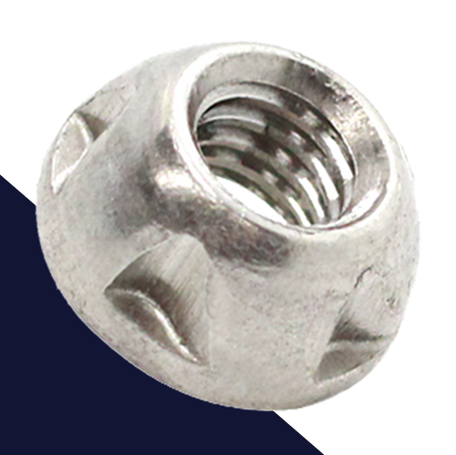 Kinmar Reusable Nut,M5-M8, Stainless Steel,Security Applications