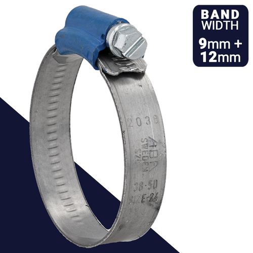 Clamp ABA Blue S20 Hex Slotted Aluzinc Galvanized Steel