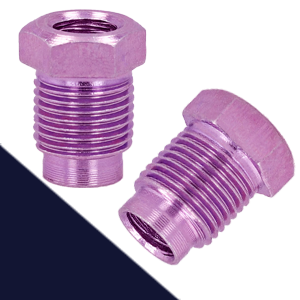 M11X1.0 Brake End Double + Bubble Flare 3/16" + 1/4" Line