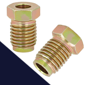 M12X1.5 Brake End,Bubble Flare,1/4" Line