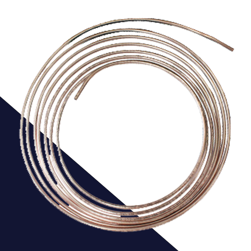 Inch Brake Line Tubing,25' Long Coil Roll,Copper-Nickel or Stainless