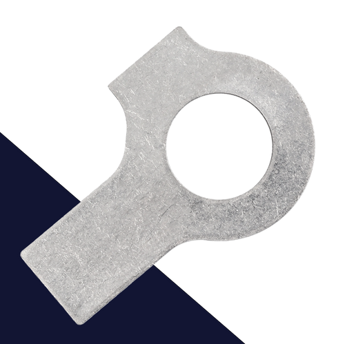 Washer + Double Tab,Stainless Steel,DIN 463