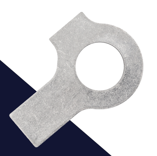 Washer + Double Tab,Stainless Steel,DIN 463