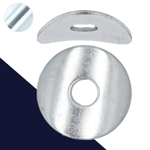 Curved Plate Turtle Washer Zinc Plated Steel
