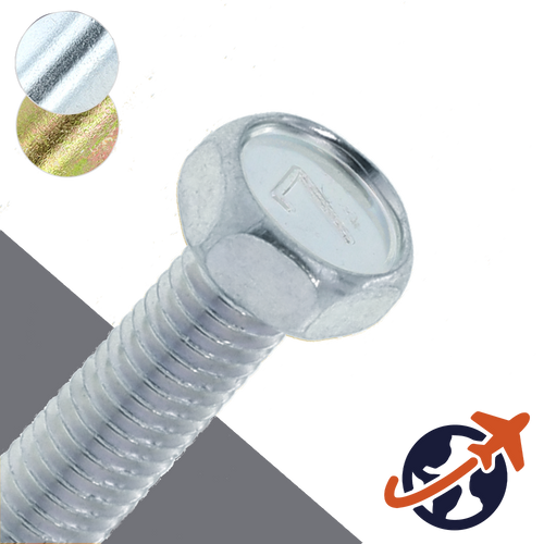 M10X1.5 Hex Cap 7-Mark,Class 7T Steel, Legacy,JIS B-1180 14mm Wrench