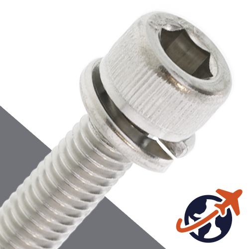 M2X0.4 Socket Head SEMS LW - Stainless