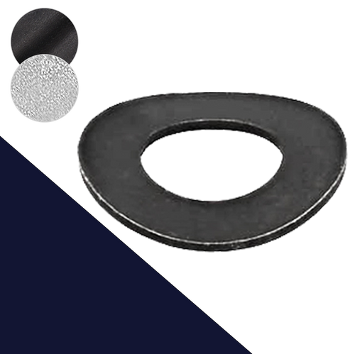 M8X17 Oversized Wave Washer,Outer Diameter: 17mm,Steel, Special