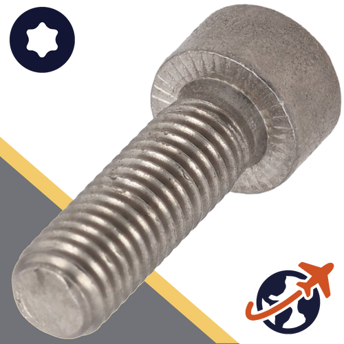 M8 Serrated,Torx Socket Head,Stainless Steel