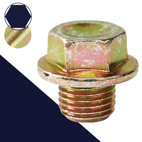 M14X1.5 Hex Flange - Drain Plug Honda