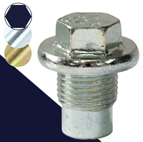 M14X1.25 Hex Flange - Drain Plug Finishes Vary