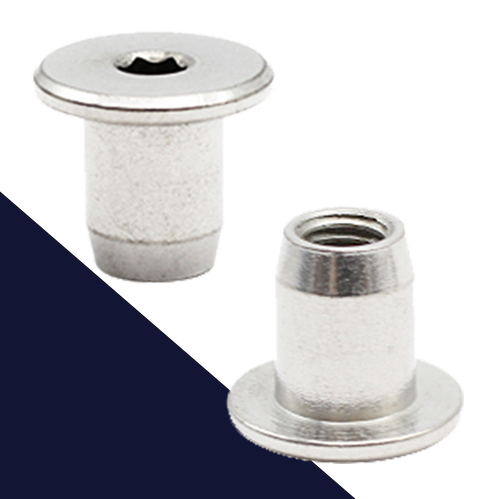 Low Profile Sleeve Nut,Allen Socket Drive,Stainless Steel A1