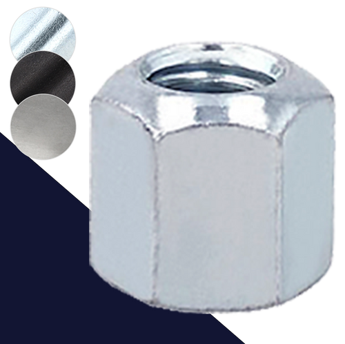 Tall Fixture Hex Nut,Steel Class 10,DIN 6330