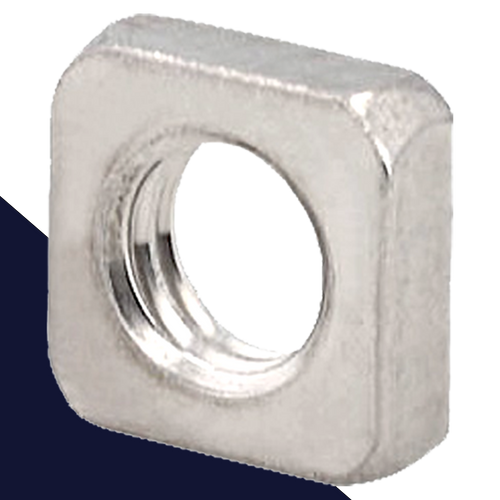 Square Nut Thin Style,Stainless Steel A2,DIN 562