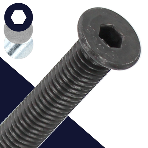 M8X1.25 Ultra Low Reduced Head Profile Class 10.9 Steel