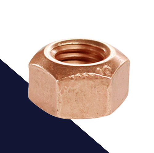 Conical Lock Nut - Class 10 Steel Copper DIN 980V
