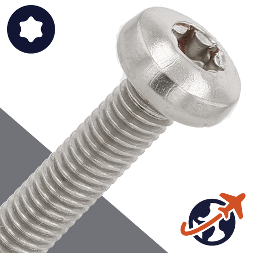 M3 Torx Pan Thread Forming - A2 Stainless DIN 7500-CE