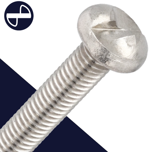 M4 One-Way Pan Head,Stainless Steel A2,Permanent Security Screw