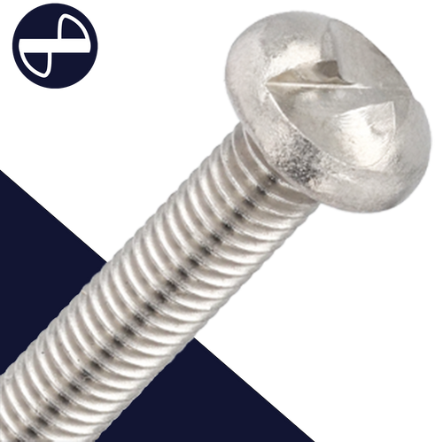 M5 One-Way Pan Head,Stainless Steel A2,Permanent Security Screw